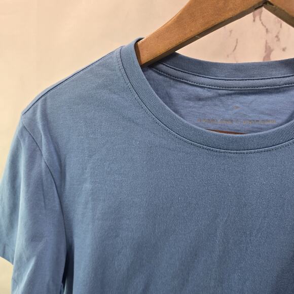 Everlane T Shirt Mens XS Light Blue Short Sleeve Crew Neck Organic Cotton - Picture 2 of 8